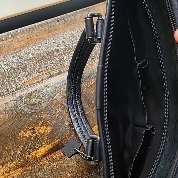 Coach Heritage Signature Embossed PVC Commuter - Picture 15 of 16